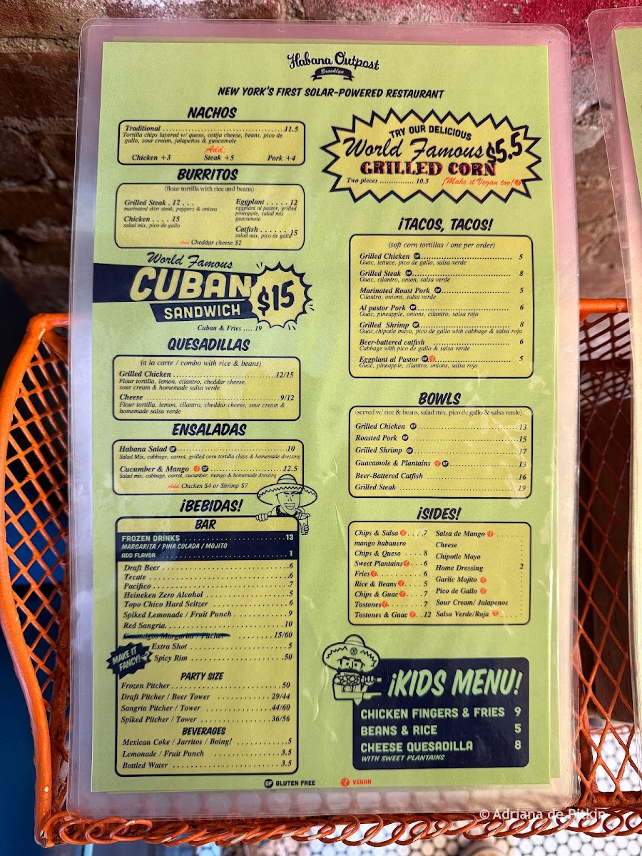 Habana Outpost Menu - Image 2