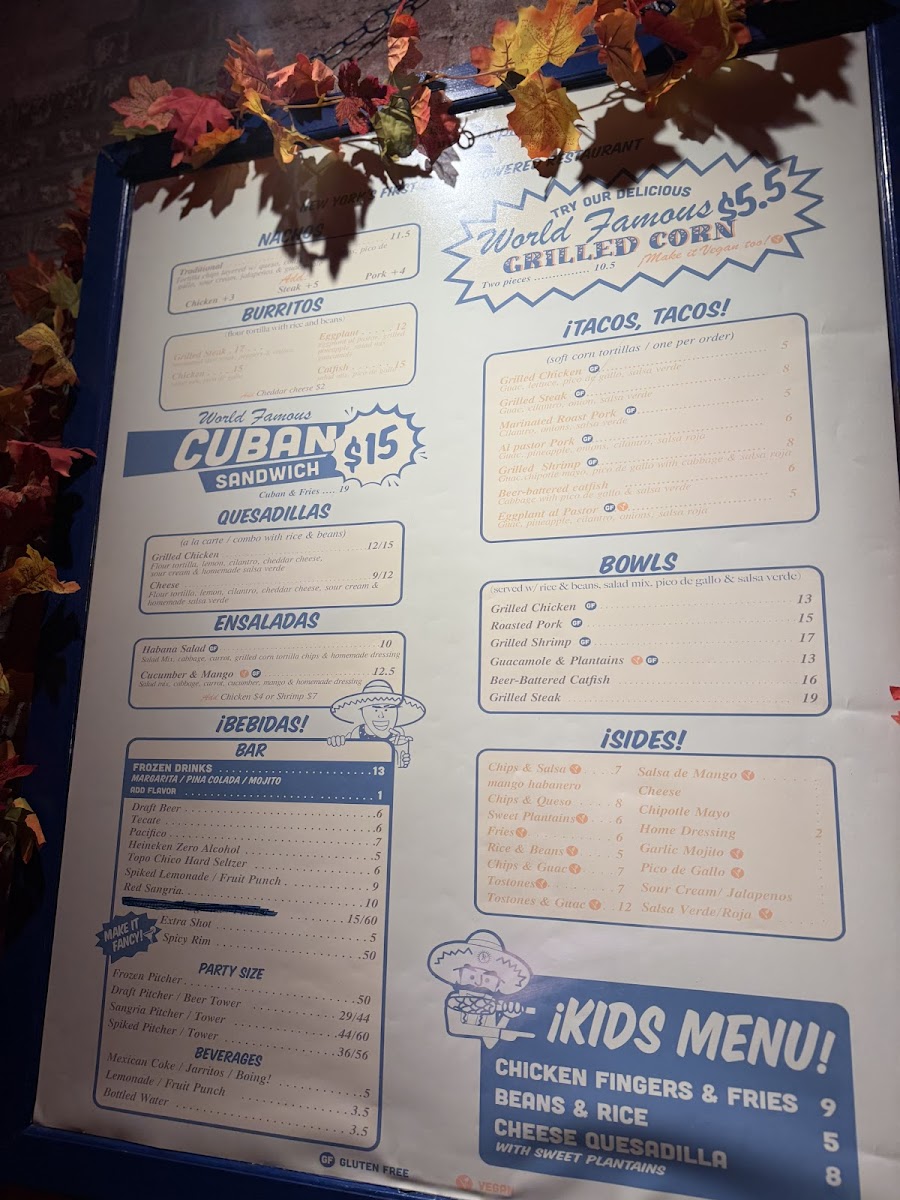 Habana Outpost Menu - Image 4