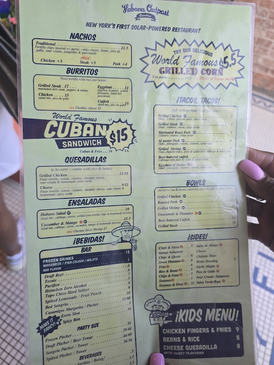 Habana Outpost Menu - Image 5